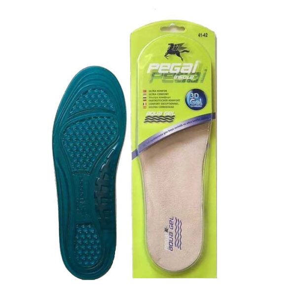 Спортивна ортопедична анатомічна устілка Pegai Aqua Gel