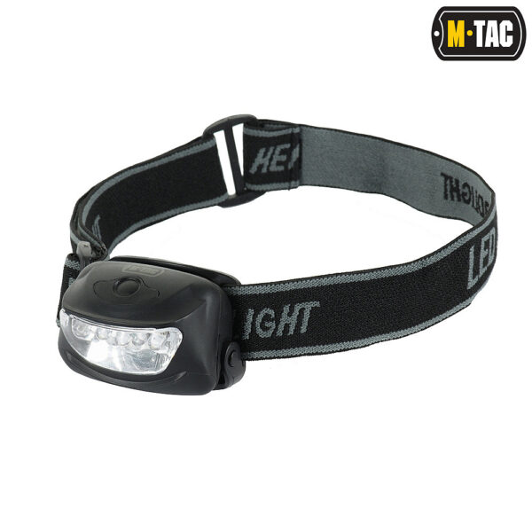 Ліхтар налобний M-Tac 4+1 LED Black