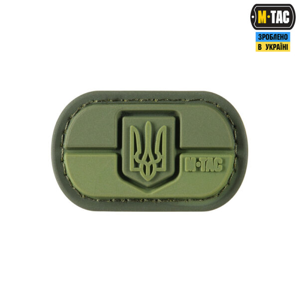 M-TAC MOLLE PATCH ФЛАГ УКРАИНЫ С ГЕРБОМ PVC RANGER GREEN