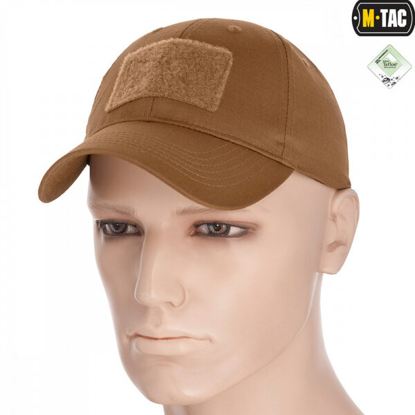 M-Tac бейсболка с липучкой Flex рип-стоп Coyote Brown L/XL