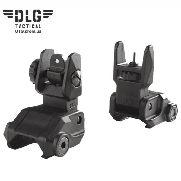 Мушка з цілком DLG Tactical (DLG-166) складані на Picatinny, чорний