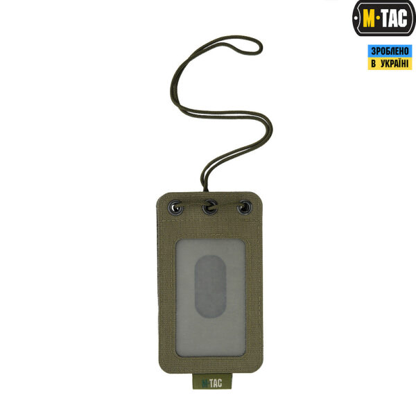 M-TAC БЕЙДЖ З ПРОЗОРОЮ ПАНЕЛЛЮ RANGER GREEN