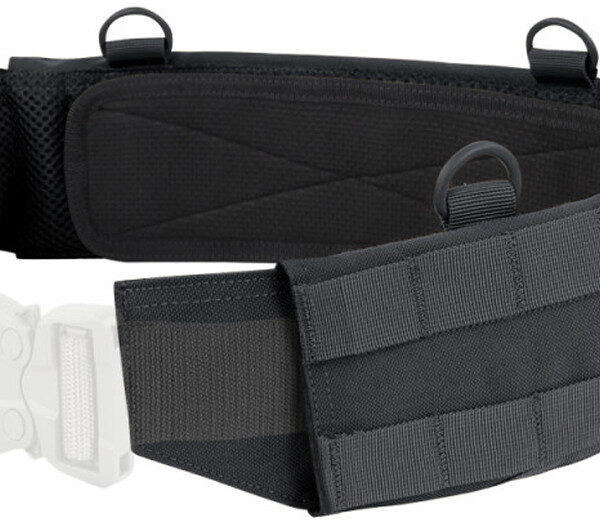 Пояс Condor Slim Battle Belt Molle. Чорний