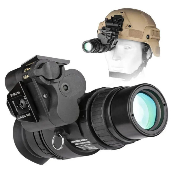 Монокуляр нічного бачення Spina optics PVS-18, 1х32, цифровий, кріплення на шолом + на Пікатінні + підсумок