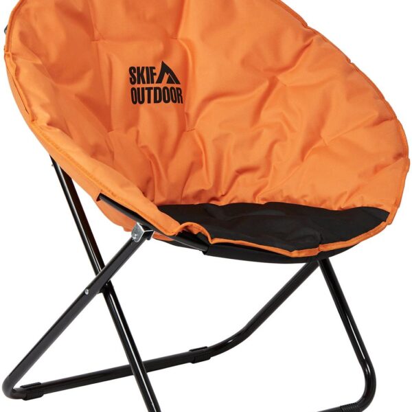 Стілець розкладний Skif Outdoor Shell. Чорний/помаранчевий