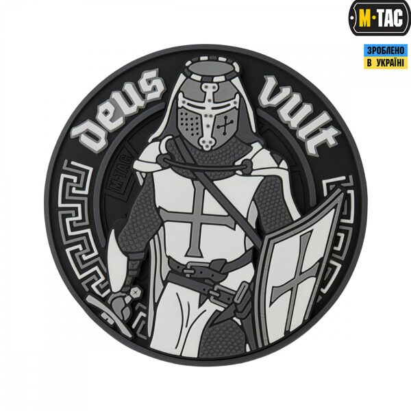M-TAC НАШИВКА DEUS VULT 3D PVC COYOTE