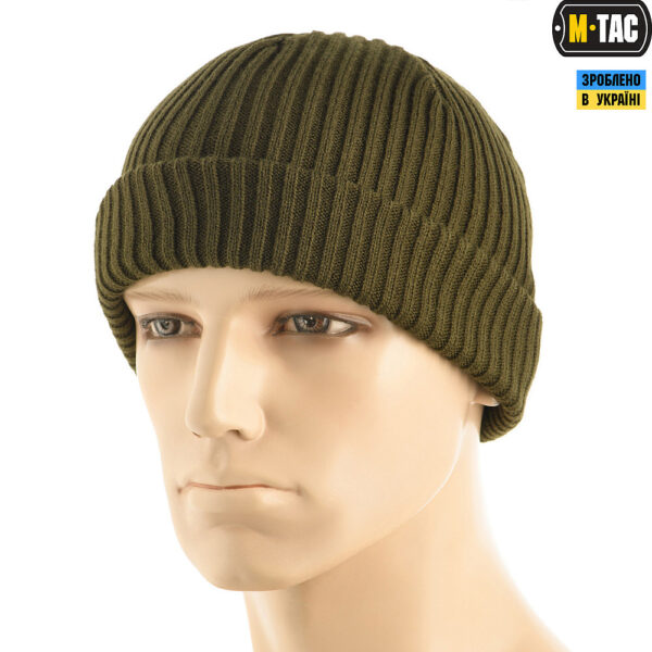 M-Tac шапка в'язана 100% акрил  Dark Olive
