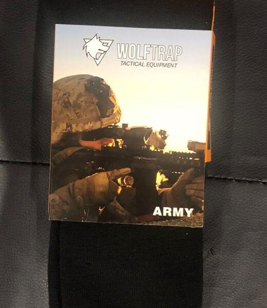 Тактичні шкарпетки Wolftrap чорні