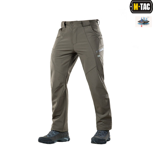 M-Tac штани Soft Shell Winter Olive М